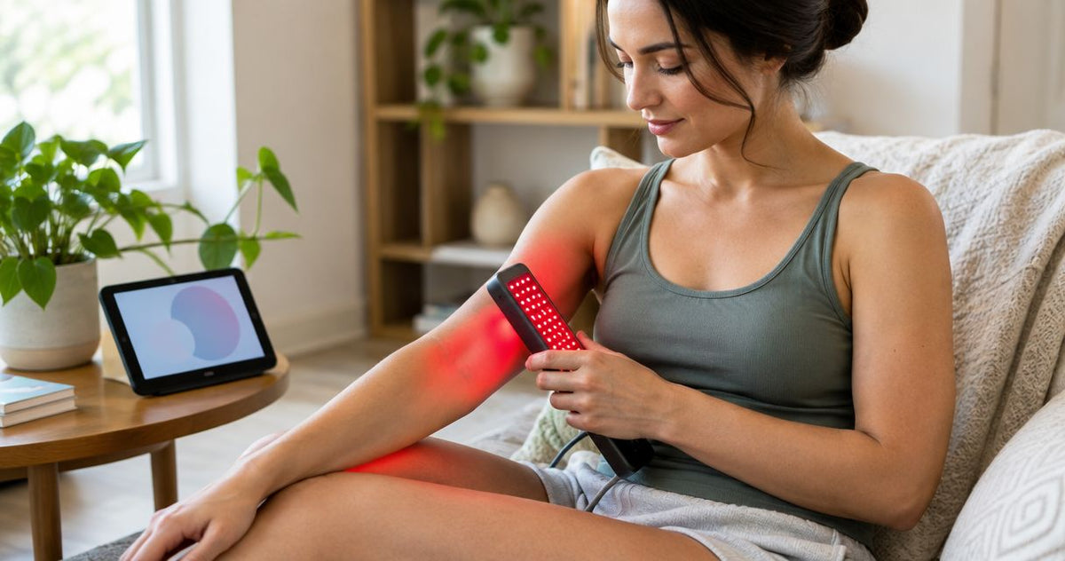 Red light therapy for keratosis pilaris on arms and legs