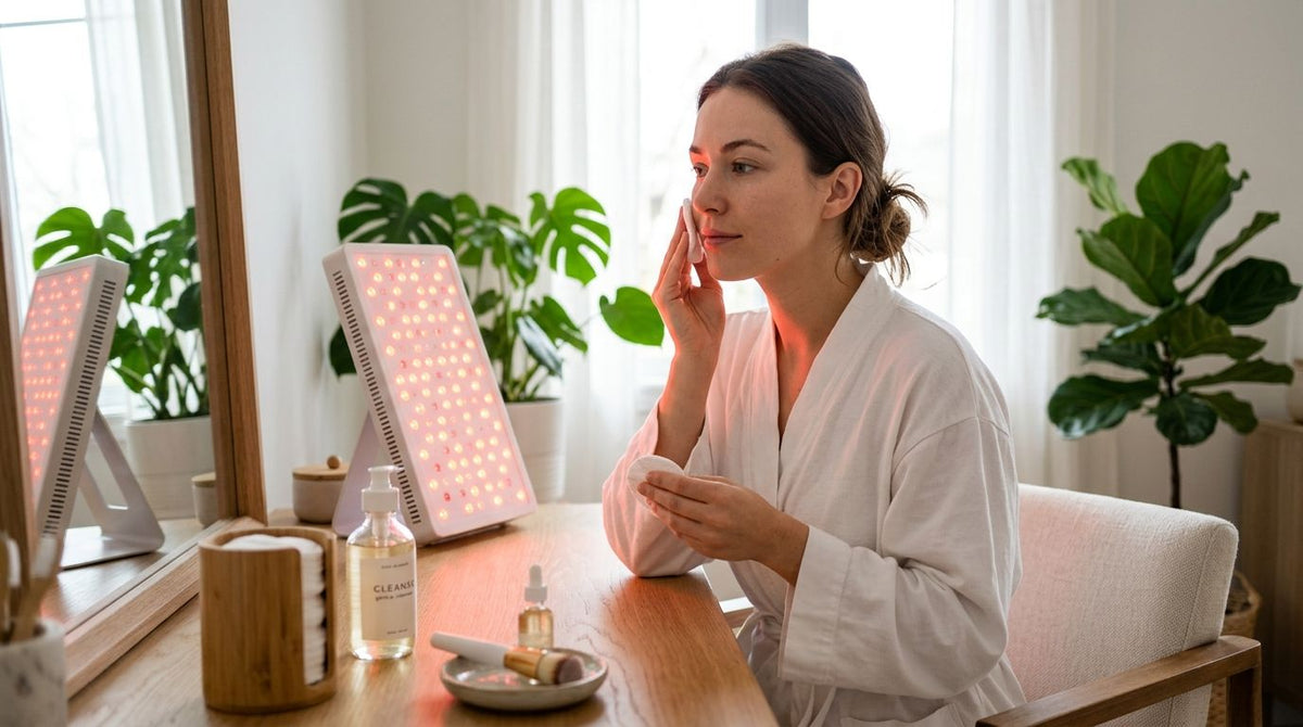 How to prep skin before your first red light session
