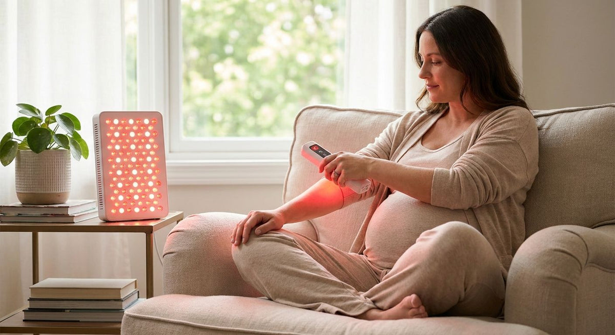 How to use red light therapy safely during pregnancy