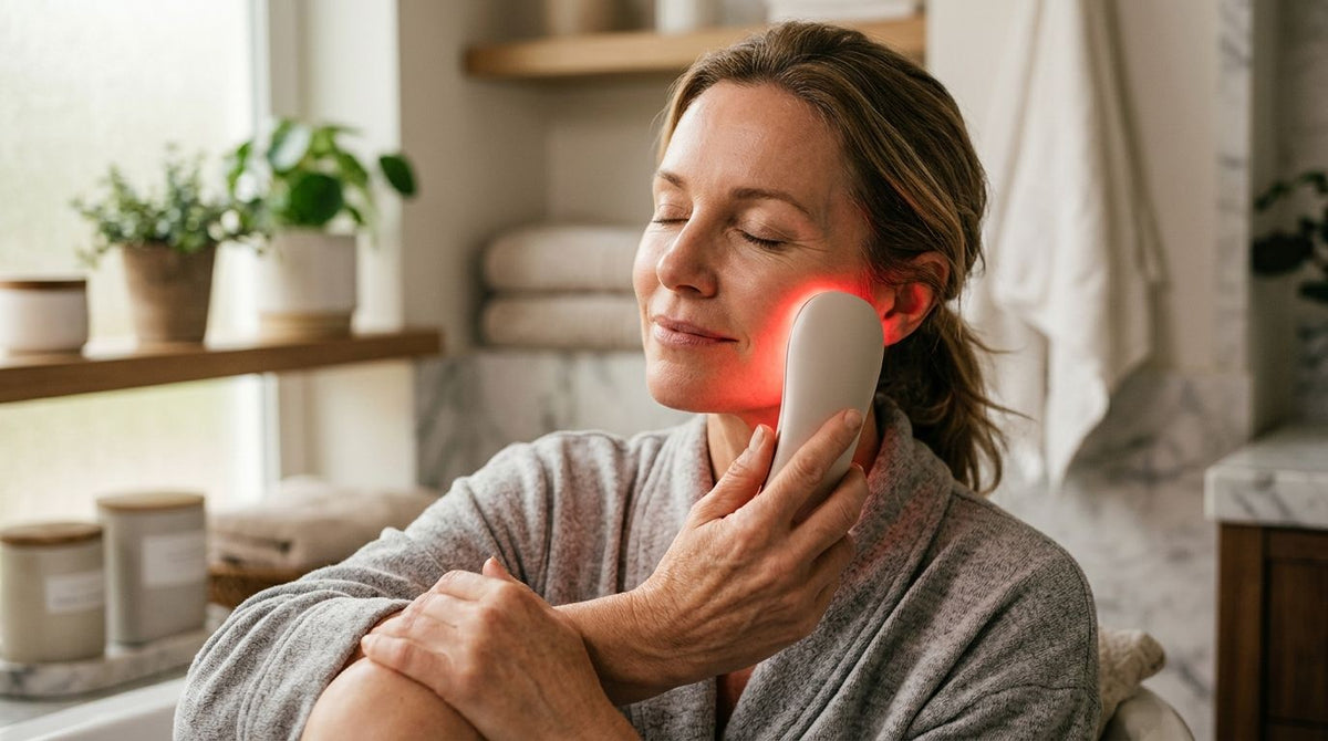 Red light therapy for skin in your 40s