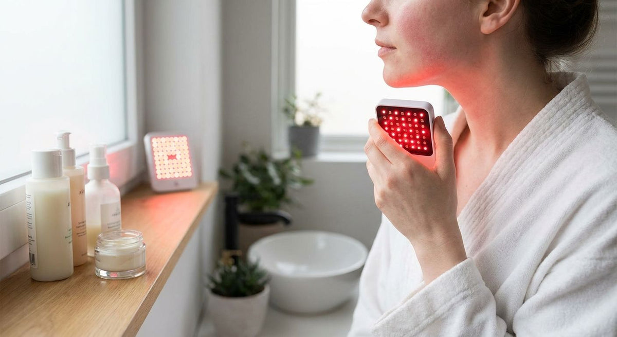 How to introduce red light therapy into a sensitive skin routine